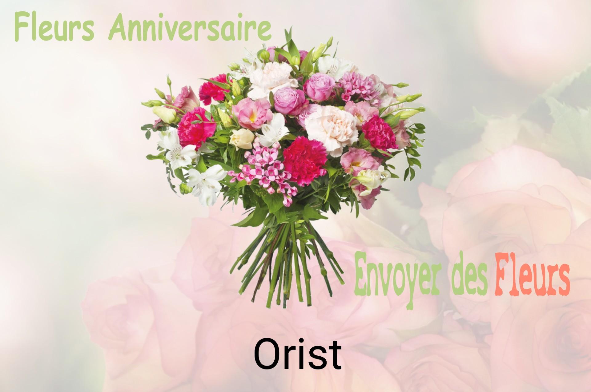 Bouquet de fleurs d’anniversaire livré à Orist
